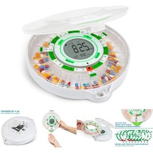 28-Day Automatic Pill Dispenser with Upgraded LCD Display