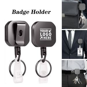 2 pack Belt Clip Key Ring and 6pcs Plastic ID Card Holders