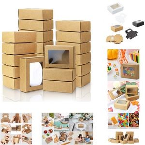 Small Rectangle Kraft Paper Boxes