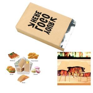 4.7 x 1.6 x 7.7 Inches Foil Hamburger Wrappers