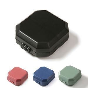 6 Compartments Portable Travel Pill Box