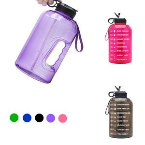 1 Gallon Water Bottle With Straw