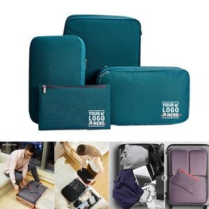 4 sets Waterproof Compression Packing Cubes