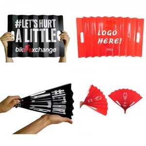 Foldable Paper Banner Fan Clapper