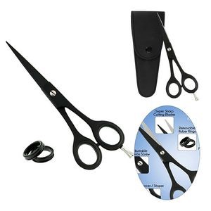6.6 inches Hair Cutting Scissors with Free Leather Case