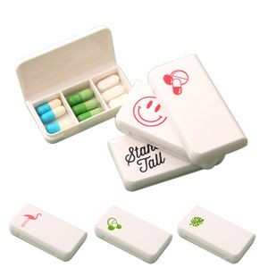 3 Compartments Travel Pill Organizer