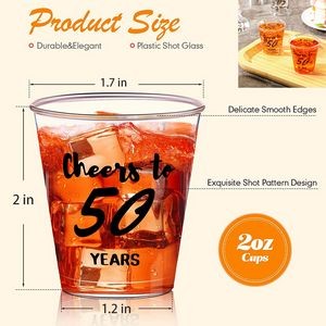 2 oz Disposable Shot Glass Cup