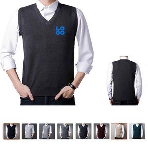 Boys Solid Sweater Vest