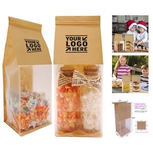 5.1 x 4.3 x 11 Inches Bakery Bag with Window