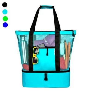 Beach Tote Bag With Cooler Insulated Detachable Pool