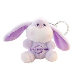 4.5" Keychain Squishmallow Plush Key Tag - Rabbit