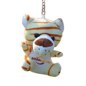 4.5" Keychain Squishmallow Plush Key Tag - Tiger