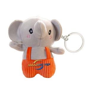 4" Keychain Squishmallow Plush Key Tag - Elephant