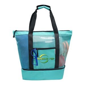 Sport Insulated Cooler Mesh Tote Bag