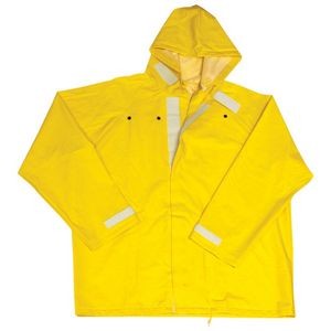 Heavy Duty PVC/Polyester Yellow Rain Suit