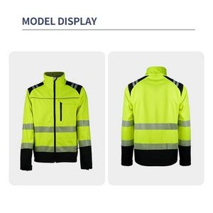 Premium Eco Hi Vis Soft Shell Jacket (Includes Imprint and Shipping)