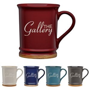15 Oz. Allure Collection Ceramic Mug - Deep Etched