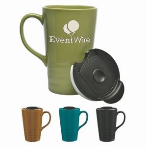 18 Oz. Zen Series Ceramic Mug- Etched