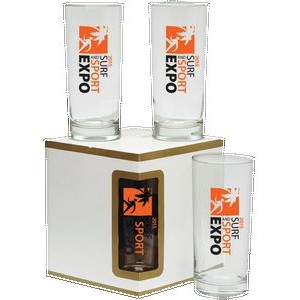 Premium Deluxe Cooler Glasses Set Of 4 - Etched