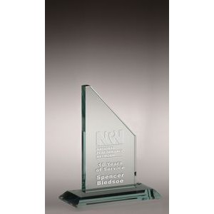 Small Tower Jade Crystal Award