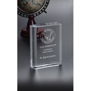 Small Book Optical Crystal Award