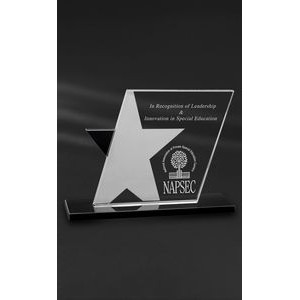 Ebony Star Optical Crystal Award