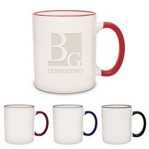 11 Oz. Duo-Tone Collection Mug - Etched