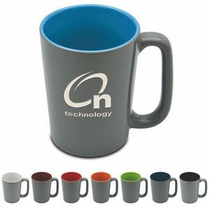 16 Oz. Slat Series Ceramic Mug- Etched