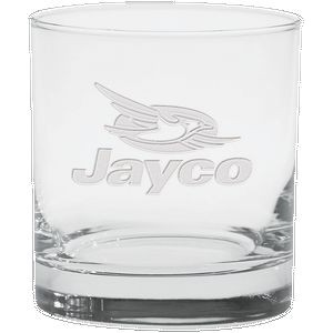 11 Oz. Executive Old Fashion Glass- Etched