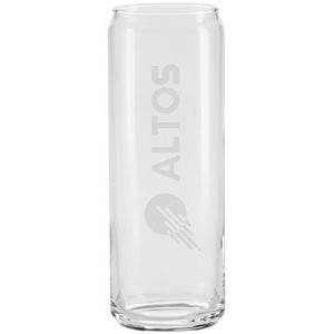 12.5 Oz. Slim Can Glass - Etched