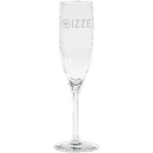 6 Oz. Domaine Clear Stem Flute Glass - Etched