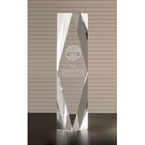 Medium Chairman's Tower Optical Crystal Award
