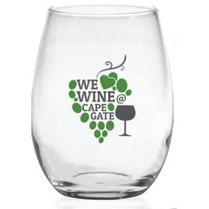 15 Oz. Stemless White Wine Glass