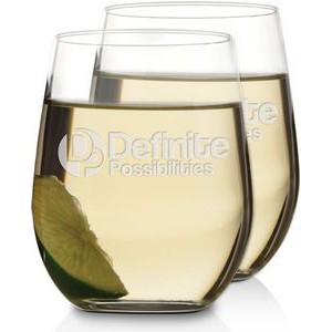 O Series Chardonnay Stemless Wine Glass (Set of 2)