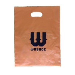 Die Cut Handle Plastic Bag - Frosted