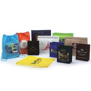 Non-Woven Rope Handle Shopping Bags (16"x6"x13")