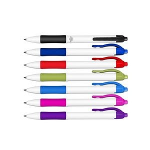 Zebra Sarasa Dry X20 Gel Pen with Rubber Grip White Barrel 7 Trim Colors Available