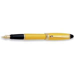 Aurora Ipsilon Resin Yellow Fountain Pen