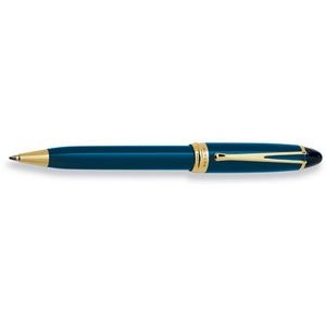 Aurora Ipsilon Deluxe Blue Ballpoint Pen