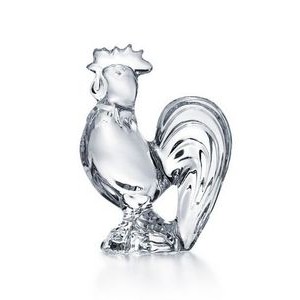 Baccarat Zodiac Clear Crystal Rooster for 2017