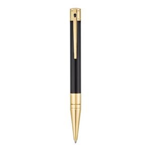 S.T.Dupont 'D' Initial Collection Black & Gold Ball Point
