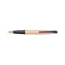 Cross ATX Brushed Rose Gold Fountain Pen ww/Polished Black PVD appointments