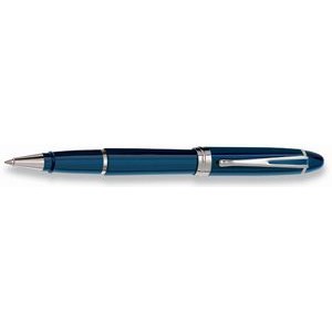 Aurora Ipsilon Deluxe Blue w/Chrome Trim Rollerball Pen
