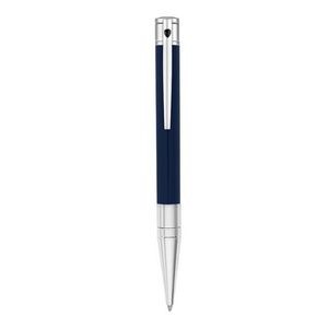 S.T.Dupont 'D' Initial Collection Blue & Chrome Ball Point