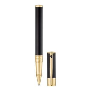 S.T.Dupont 'D' Initial Collection Black & Gold Rollerball