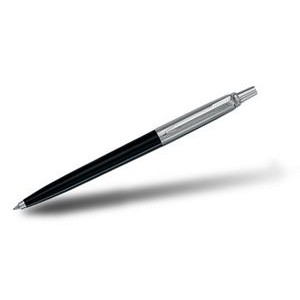 Jotter Ballpoint Pen w/ Stainless Steel Cap (Black Ink)