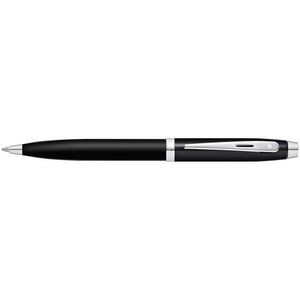 Sheaffer 100 Matte Black with Chrome Plated Trim Ball point
