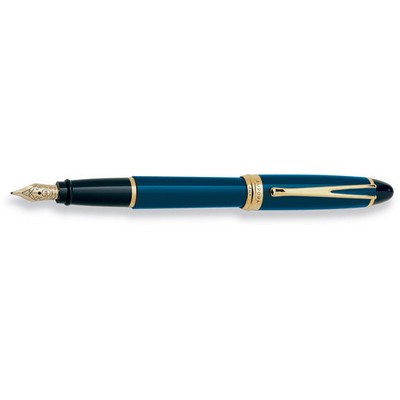 Aurora Ipsilon Deluxe Blue Fountain Pen