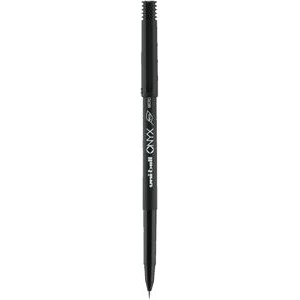 Uni-Ball Onyx Micro 0.5MM Black Capped Rollerball with 73% recycled Waste & Uni-Super Ink