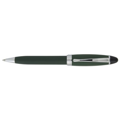 Aurora Ipsilon Satin Green Ballpoint Pen
